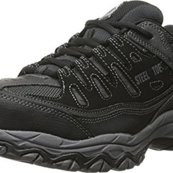 Men's Cankton Steel Toe, Black/Charcoal, 10.5