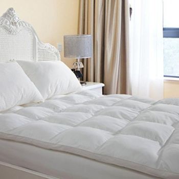 Plush Extra Thick Mattress Topper Queen for Softening Firm Mattress