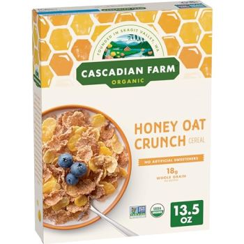 Organic Honey Crunch Oat Cereal, 13.5 oz