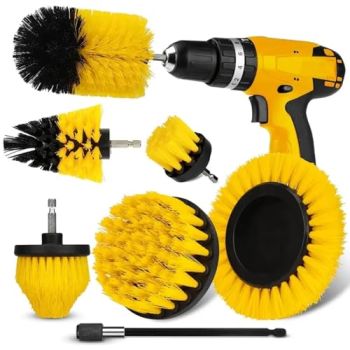 Drill Brush Attachment Set