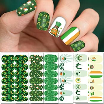 12 Sheets St. Patrick’s Day Nail Wraps
