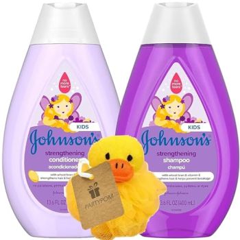 Johnson's Strengthening Tear-Free Kids' Shampoo and Conditioner Set