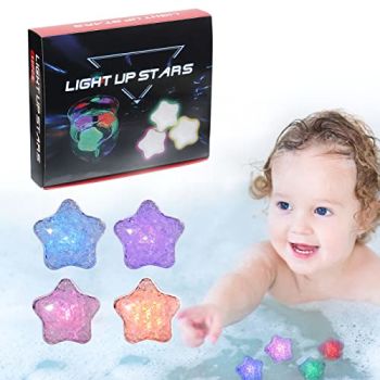 12Pcs Upgraded Light Up Bath Toys