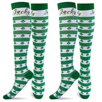 2 Pairs St. Patrick's Day Socks