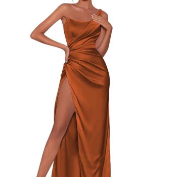 Satin Mermaid Bridesmaid Dress