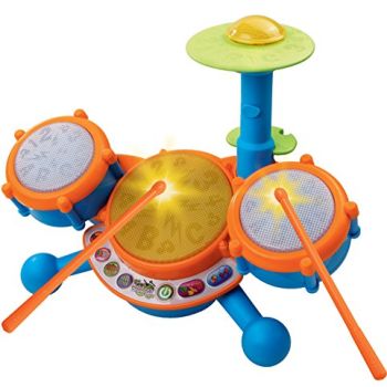 KidiBeats Kids Drum Set, Orange