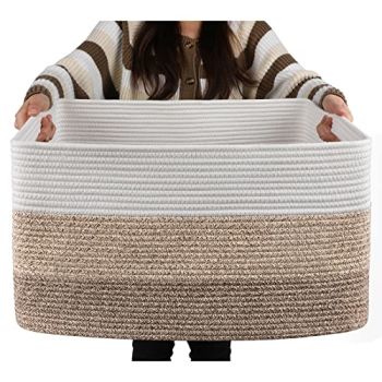 Large Rectangle Blanket Basket