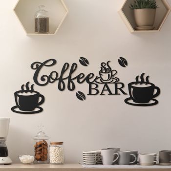 Coffee Bar Rustic Metal Sign Rustic Coffee Bar Hanging Wall Decor Coffee Signs for Coffee Bar Metal Coffee Wall Art for Coffee Bar Home Office Kitchen (Coffee Bar