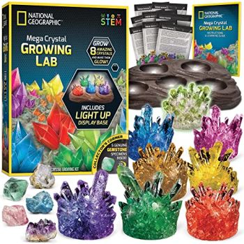 NATIONAL GEOGRAPHIC Mega Crystal Growing Kit for Kids