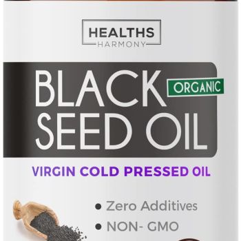 USDA Organic Black Cumin Seed Oil Liquid (8 fl oz) Premium Cold-Pressed Nigella Sativa Producing Pure