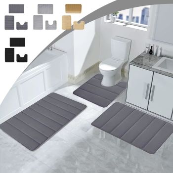 Bathroom Rugs Sets 3 Piece