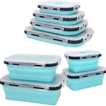 4 Pack Collapsible Food Storage Containers