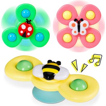 Suction Cup Spinner Toys for 1 Year Old Boy