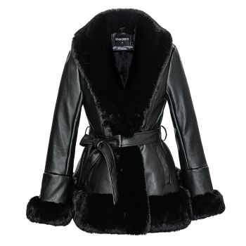 Faux Leather Jacket for Women