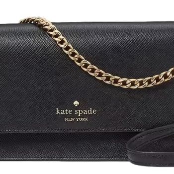 Kate Spade New York Women's Madison Saffiano Leather Small Flip CrossBody Bag