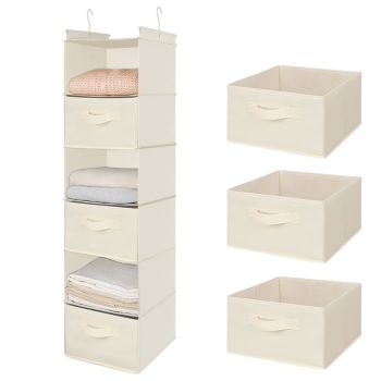 6 Tier Shelf Hanging Closet Organizer