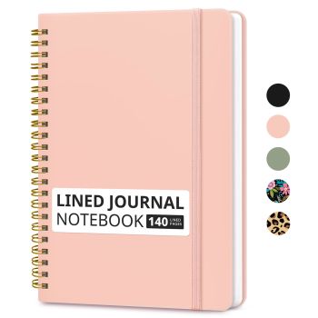 Lined Spiral Journal Notebook for Women & Men