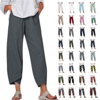 Pants Harem Pants Women Yoga Boho Clothes with Pockets