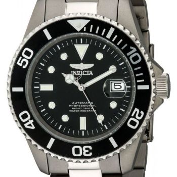 Men's 0420 Pro Diver Automatic Black Dial Titanium Watch