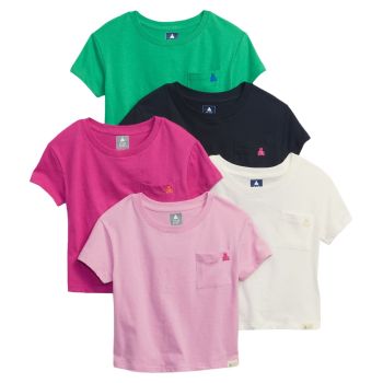 Baby Girls Mix and Match Pocket T-Shirt T Shirt