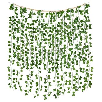 Hanging Fake Vines for Bedroom Wall Decor Artificial Plant Leaves