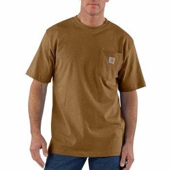 Men's Standard Loose Fit Heavyweight Short-Sleeve Pocket T-Shirt (Also Available in Big & Tall)