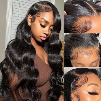 Body Wave Lace Front Wigs for Black Women Long Glueless Lace Front Wig