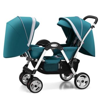 Baby Stroller for Twins-Cozy Compact Twin Stroller