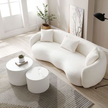 Curved Sofa Couch for Living Room