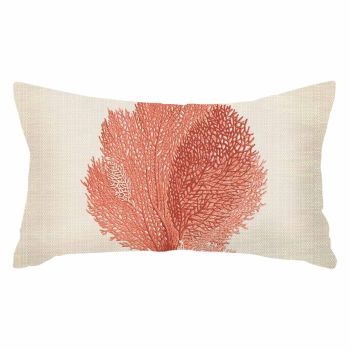 Throw Pillow Covers Cute Red Coral Cushion Pillow Case Home Decor Pillowcase 12x20 Inches