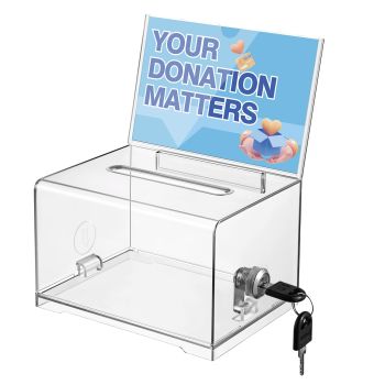 Clear Suggestion / Business Card Drawing Box
