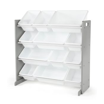 Grey/White Kids Toy Organizer