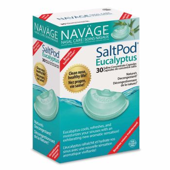 SaltPod 30 Pack (30 Eucalyptus SaltPods) Salt Pod Refills Only