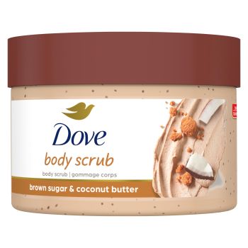 Scrub Brown Sugar & Coconut Butter For Silky Smooth Skin Body Scrub Exfoliates & Restores Skin's Natural Nutrients 10.5 oz