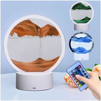 Three-Dimensional Sand Painting Table Lamp