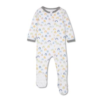 Sleep Wear Pajamas - NB, Sweet Rainbows