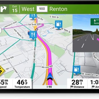 DriveSmart 86 8-inch Bright Crip Glass Screen Car GPS Navigator (010-02471-00) (Renewed)