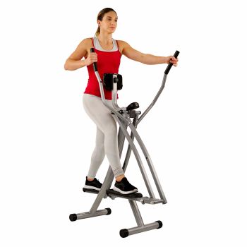 SF-E902 Air Walk Trainer Elliptical Machine Glider w/LCD Monitor