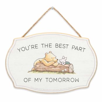 Disney Winnie the Pooh You're the Best Part Hanging Wood Wall Decor