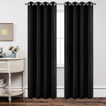 Blackout Curtains 84 Inch Length 2 Panels Set