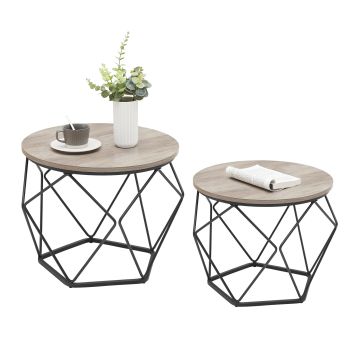 Small Coffee Table Set of 2