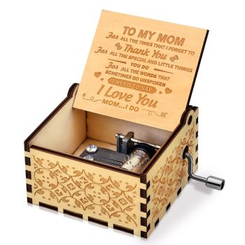 Mothers Day for Mom Gifts from Daughter Son Gifts for Mom from Daughter Mom Gifts for Mothers Day Birthday Best Mama Gifts Mother Gifts Hand Crank Music Box