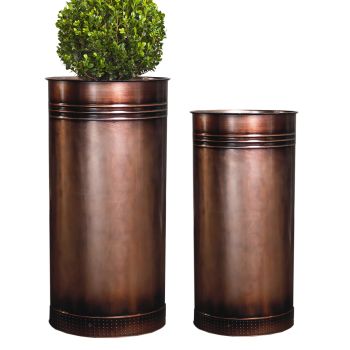 Garden Galvanized Steel Planter 2-Pack