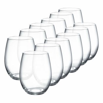 Perfection Stemless Wine Glass (Set of 12)