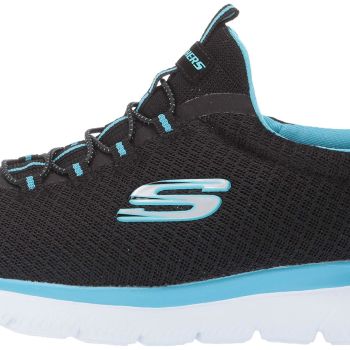 Sport Women's Summits Sneaker,black/turquoise,9 M US