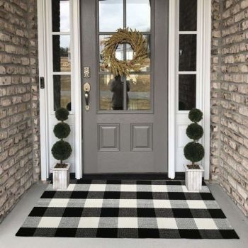 Buffalo Plaid Outdoor Rug