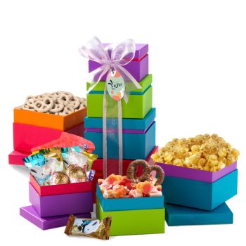 Easter Basket Tower Premade Gift for adults