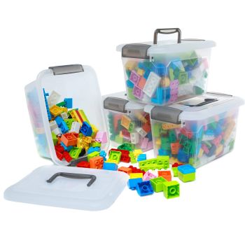 Citylife 4 Packs 5.3 QT Storage Bins