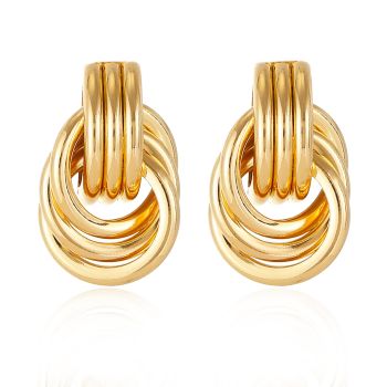 Chunky Gold Drop Earrings for Women