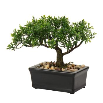 Artificial Bonsai Tree Juniper Faux Plants Indoor Small Fake Plants Decor